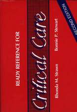 Ready Reference for Critical Care