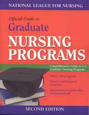 Official Guide to Graduate Nursing Programs, Second Edition