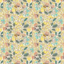 Retro Flora Designer Gift Wrap