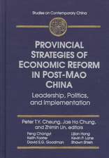 Provincial Strategies of Economic Reform in Post-Mao China: Leadership, Politics, and Implementation