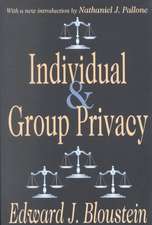 Individual and Group Privacy