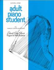 Adult Piano Student: Level 1