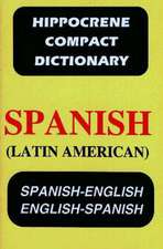 Spanish/English-English/Spanish Concise Dictionary (Latin American)