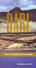 Dari: Dari-English, English Dari Dictionary and Phrasebook