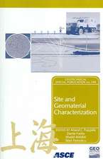 Site and Geomaterial Characterization