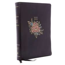 KJV Holy Bible: Super Giant Print with 43,000 Cross References, Deluxe Black Floral Leathersoft, Red Letter, Comfort Print (Thumb Indexed): King James Version