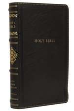 KJV, Personal Size Reference Bible, Sovereign Collection, Leathersoft, Black, Red Letter, Comfort Print: Holy Bible, King James Version