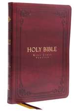 KJV Holy Bible: Large Print Thinline, Burgundy Leathersoft, Red Letter, Comfort Print: King James Version: King James Version