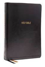 KJV, Foundation Study Bible, Large Print, Leathersoft, Black, Red Letter, Thumb Indexed, Comfort Print