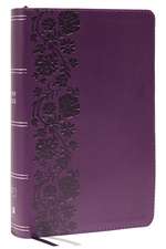 KJV Large Print Single-Column Bible, Personal Size with End-of-Verse Cross References, Purple Leathersoft Red Letter, Comfort Print (Thumb Indexed): King James Version: Holy Bible, King James Version