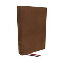 NKJV, Interleaved Bible, Journal Edition, Genuine Leather, Brown, Red Letter, Comfort Print: The Ultimate Bible Journaling Experience