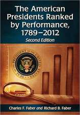 The American Presidents Ranked by Performance, 1789-2012