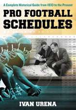 Pro Football Schedules