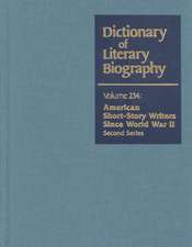 Dictionary of Literary Biography: American Short Story Writers Since WW II