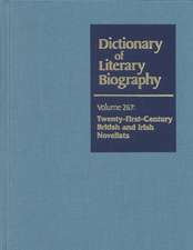 Dictionary of Literary Biography: Twenty-First-Century British Novelists