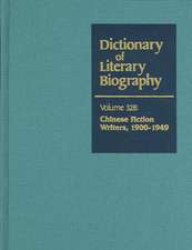 Chinese Fiction Writers, 1900-1949