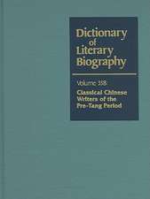 Classical Chinese Writers of the Pre-Tang Period