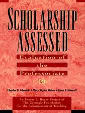 Scholarship Assessed: Evaluation of the Professori Professoriate