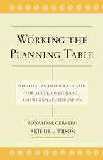 Working Planning Table Negotiating