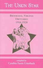 The Union Star, Brookneal, Virginia Obituaries, 1916-1920