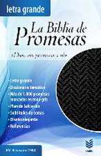 Biblia de Promesas / Letra Grande / Negra C. Zipper Index