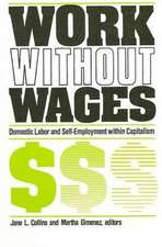 Work Without Wages: Comparative Studies of Domestic Labor and Self-Employment