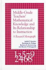 Middle-Grade Teachers' Mathematical Knowledge and Its Relationship to Instruction