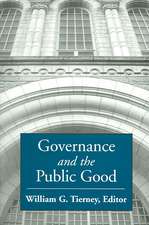 Governance and the Public Good