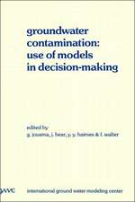 Groundwater Contamination: Use of Models in Decision-Making: Proceedings of the International Conference on Groundwater Contamination: Use of Models in Decision-Making, Amsterdam, The Netherlands, 26–29 October 1987, Organized by the International Ground Water Modeling Center (IGWMC), Indianapolis — Delft