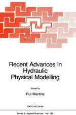 Recent Advances in Hydraulic Physical Modelling