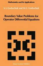 Boundary Value Problems for Operator Differential Equations