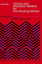 Choice and Allocation Models for the Housing Market