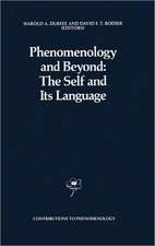 Phenomenology and Beyond: The Self and Its Language