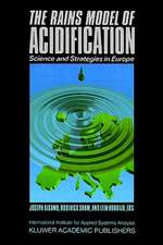 The RAINS Model of Acidification: Science and Strategies in Europe