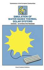 Simulation of Water Based Thermal Solar Systems: EURSOL - An Interactive Program