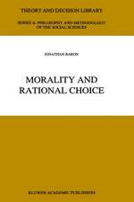 Morality and Rational Choice