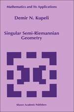 Singular Semi-Riemannian Geometry