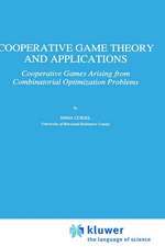 Cooperative Game Theory and Applications