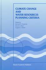 Climate Change and Water Resources Planning Criteria