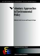 Voluntary Approaches in Environmental Policy