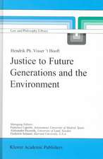 Justice to Future Generations and the Environment