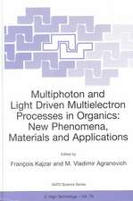 Multiphoton and Light Driven Multielectron Processes in Organics: New Phenomena, Materials and Applications: Proceedings of the NATO Advanced Research Workshop on Multiphoton and Light Driven Multielectron Processes in Organics: New Phenomena, Materials and Applications Menton, France 26–31 August 1999