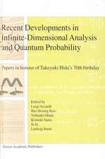 Recent Developments in Infinite-Dimensional Analysis and Quantum Probability