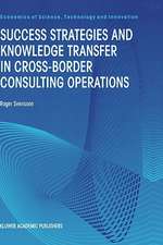 Success Strategies and Knowledge Transfer in Cross-Border Consulting Operations