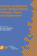 System Modelling and Optimization: Methods, Theory and Applications. 19th IFIP TC7 Conference on System Modelling and Optimization July 12–16, 1999, Cambridge, UK