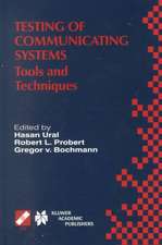 Testing of Communicating Systems: Tools and Techniques. IFIP TC6/WG6.1 13th International Conference on Testing of Communicating Systems (TestCom 2000), August 29–September 1, 2000, Ottawa, Canada