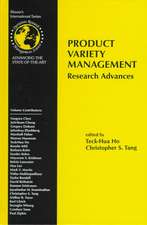 Product Variety Management: Research Advances