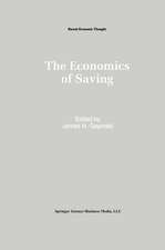 The Economics of Saving