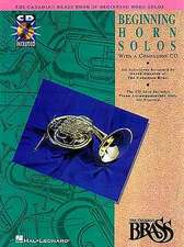 Canadian Brass Book of Beginning Horn Solos