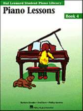 Piano Lessons Book 4